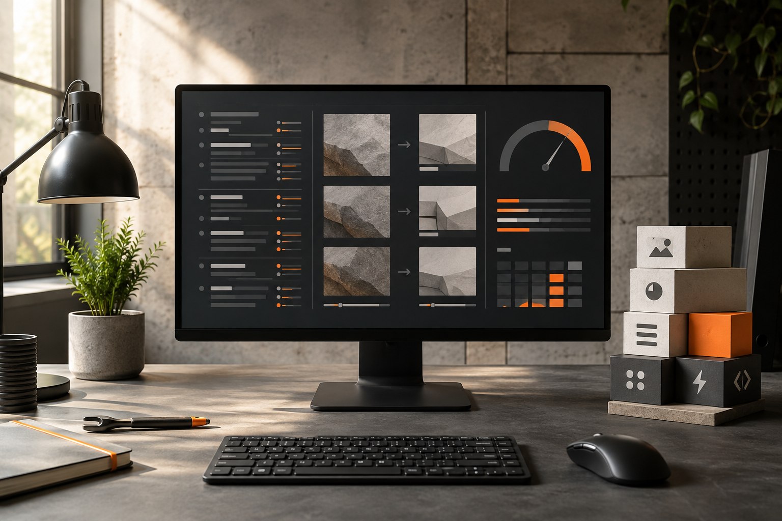 Developer workstation displaying a website performance diagnosis